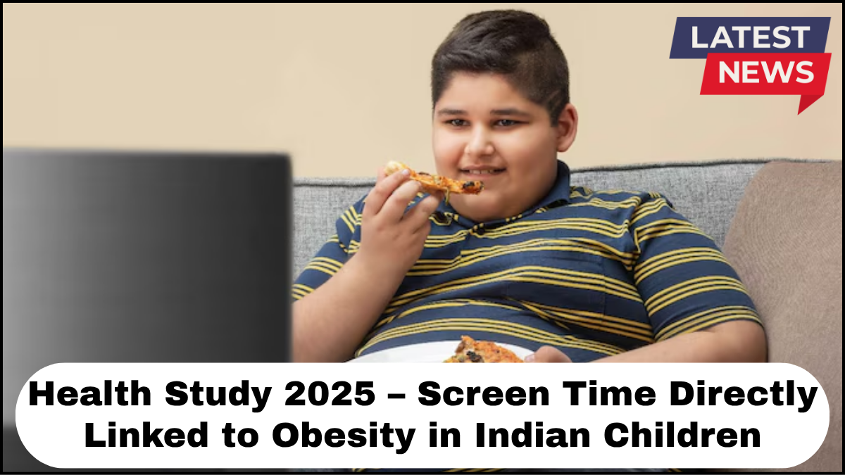 Health Study 2025 – Screen Time Directly Linked to Obesity in Indian Children