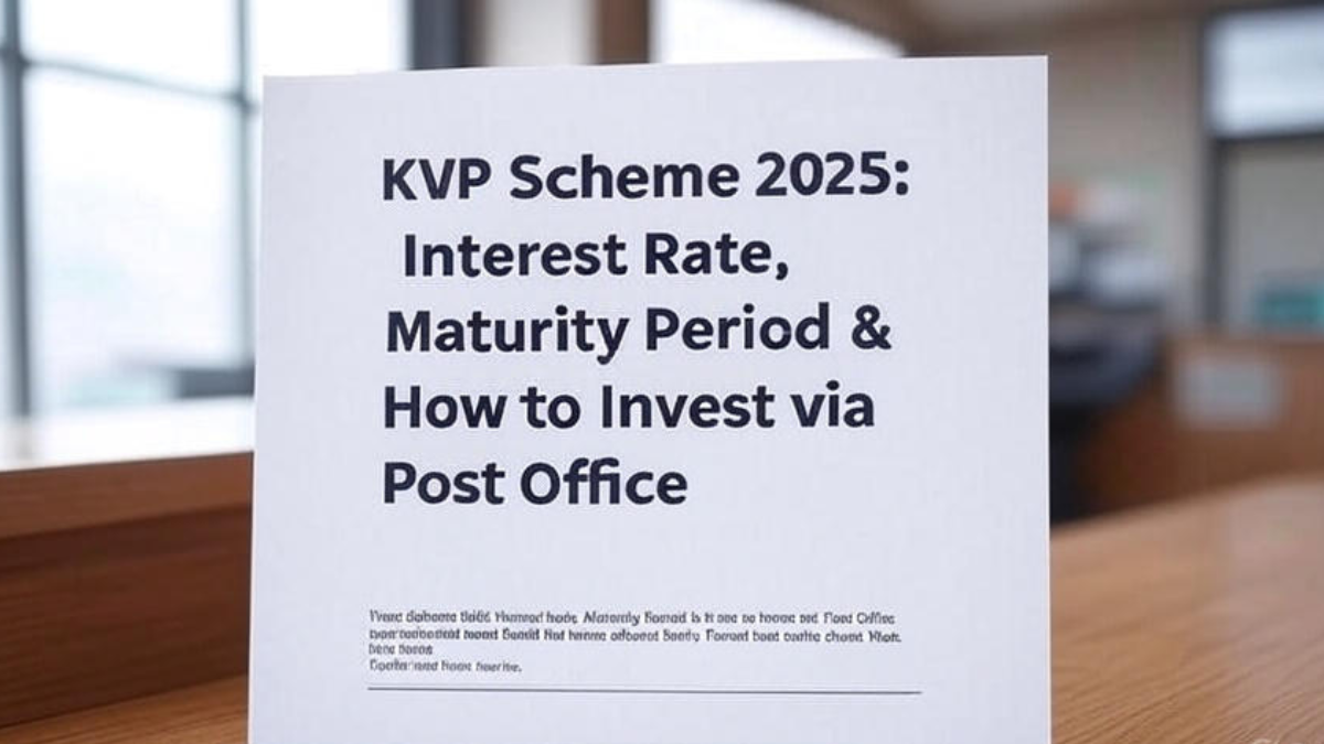 KVP Scheme 2025: Interest Rate, Maturity Period & How to Invest via Post Office